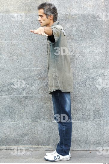 Whole Body Head Man T poses Casual Slim Athletic Street photo references