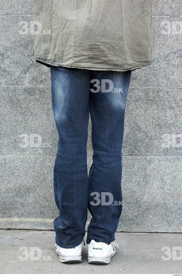 Leg Head Man Casual Jeans Slim Athletic Street photo references