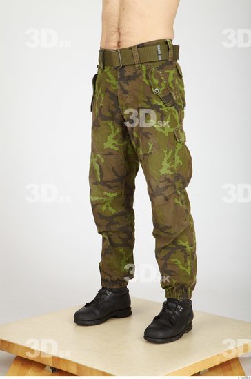 Leg Whole Body Man Army Trousers Athletic Studio photo references