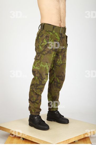 Leg Whole Body Man Army Trousers Athletic Studio photo references