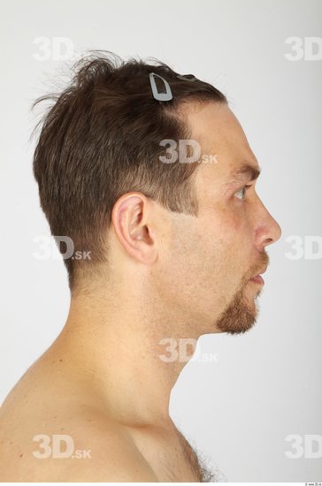 Whole Body Head Man Army Athletic Bearded Studio photo references