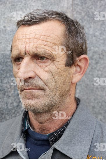 Head Man Athletic Average Wrinkles Street photo references