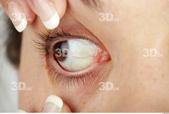 Eye Whole Body Woman Casual Slim Studio photo references