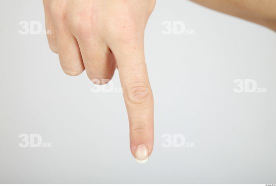 Fingers Whole Body Woman Casual Slim Studio photo references