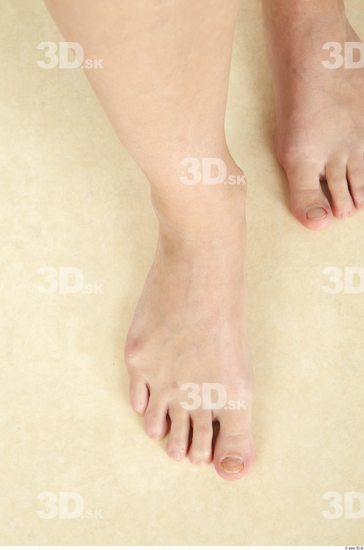 Foot Whole Body Woman Nude Casual Slim Studio photo references