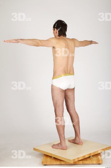 Whole Body Man T poses Casual Underwear Pants Athletic Studio photo references