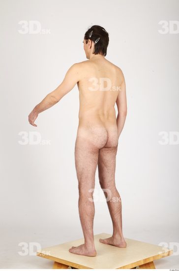 Whole Body Man Nude Casual Athletic Studio photo references