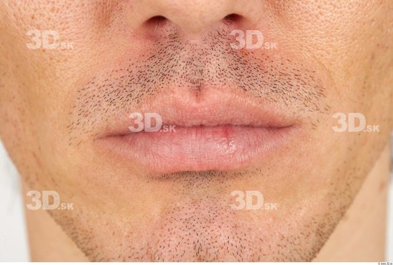 Mouth Whole Body Man Casual Athletic Studio photo references