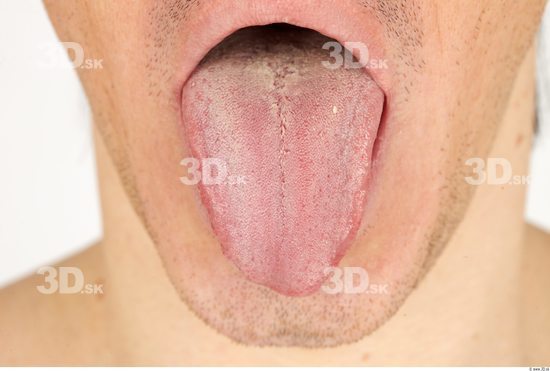 Whole Body Tongue Man Casual Athletic Studio photo references