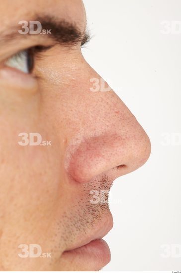 Nose Whole Body Man Casual Athletic Studio photo references