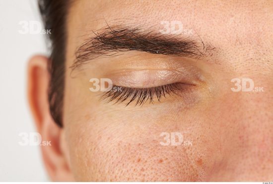 Eye Whole Body Man Casual Athletic Studio photo references