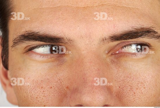 Eye Whole Body Man Casual Athletic Studio photo references