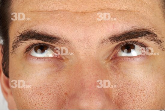 Eye Whole Body Man Casual Athletic Studio photo references