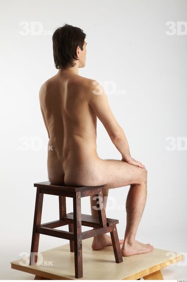 Whole Body Man Artistic poses White Nude Athletic