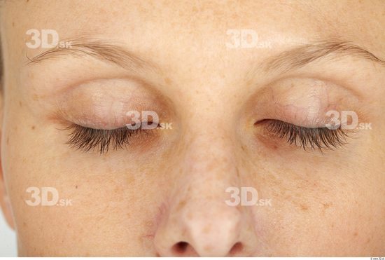 Eye Whole Body Woman Casual Underweight Studio photo references