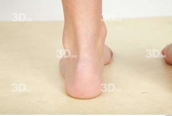 Foot Whole Body Woman Nude Casual Underweight Studio photo references