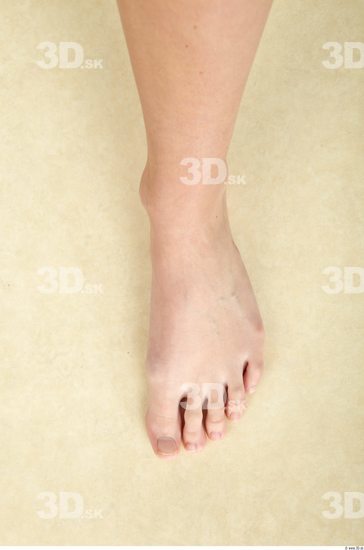 Foot Whole Body Woman Nude Casual Underweight Studio photo references