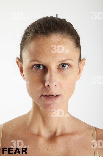 Face Emotions Woman White Underweight