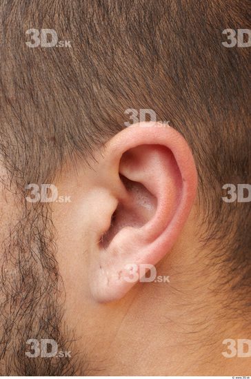 Ear Head Man Woman Casual Slim Chubby Street photo references