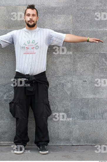 Whole Body Head Man Woman T poses Casual Sports Slim Chubby Street photo references