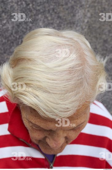 and more Hair Woman White Slim