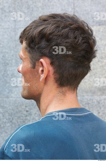 Head Hair Man Casual Slim Street photo references