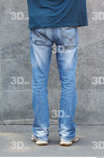 Leg Head Man Casual Jeans Slim Street photo references