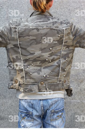 Upper Body Head Man Woman Casual Army Jacket Slim Street photo references