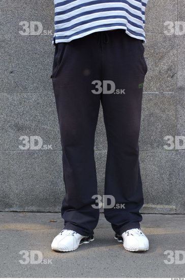 Leg Head Man Casual Sports Trousers Slim Overweight Street photo references