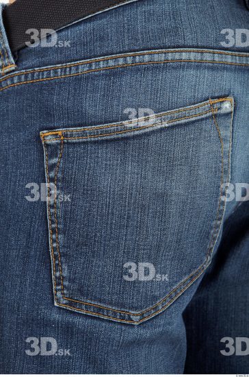 Whole Body Bottom Man Casual Jeans Athletic Studio photo references