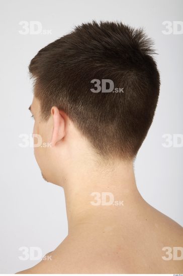 Whole Body Head Man Casual Athletic Studio photo references