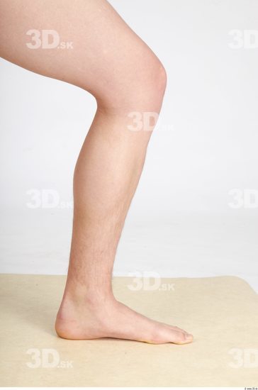 Calf Whole Body Man Nude Casual Athletic Studio photo references