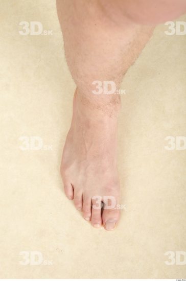 Foot Whole Body Man Nude Casual Athletic Studio photo references