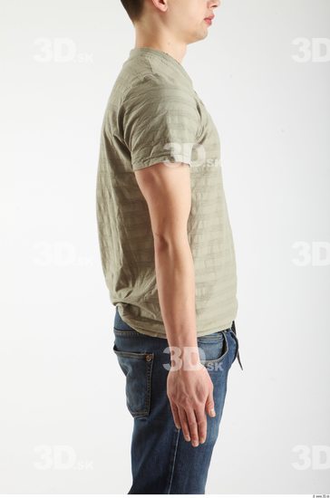 Arm Man Animation references White Casual T shirt Athletic