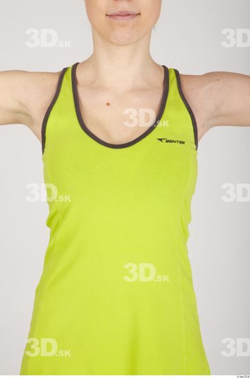 Upper Body Whole Body Woman Sports Dress Slim Studio photo references