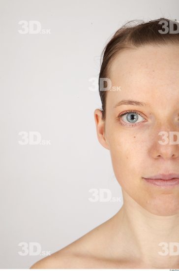 Face Whole Body Woman Sports Slim Studio photo references