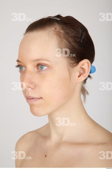 Whole Body Head Woman Sports Slim Studio photo references