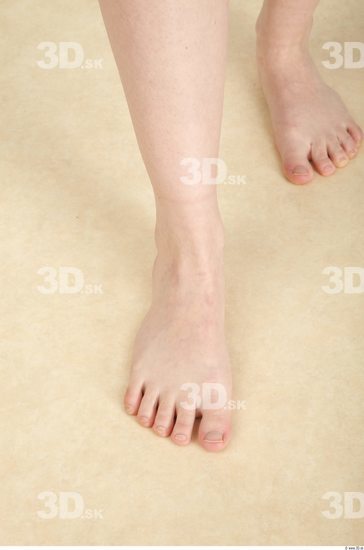 Foot Whole Body Woman Nude Sports Slim Studio photo references
