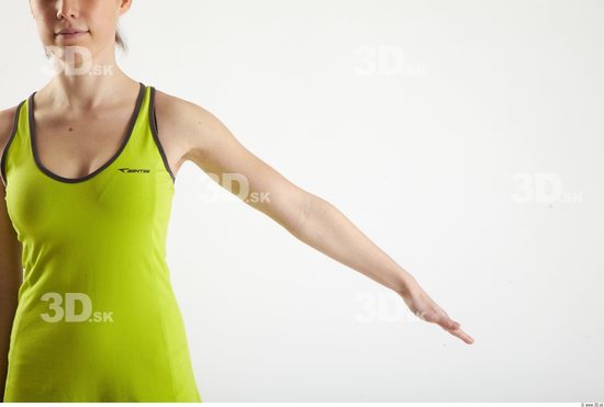 Arm Woman Animation references White Sports Dress Slim