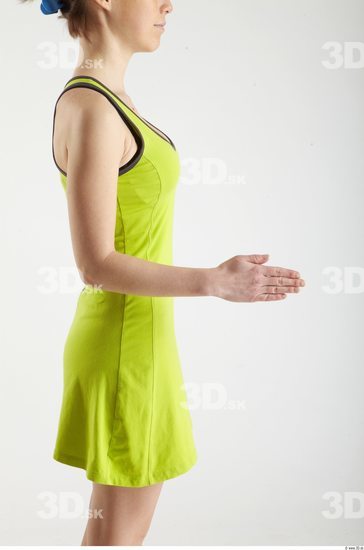 Arm Woman Animation references White Sports Dress Slim