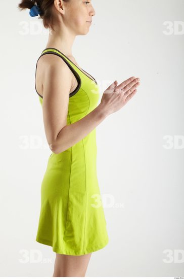 Arm Woman Animation references White Sports Dress Slim