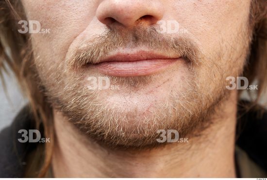 Mouth Head Man Woman Casual Slim Bearded Street photo references