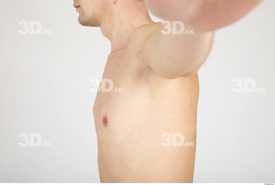 Chest Whole Body Man Nude Casual Slim Studio photo references