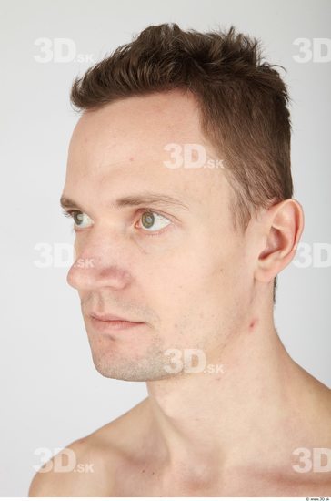 Whole Body Head Man Casual Slim Studio photo references