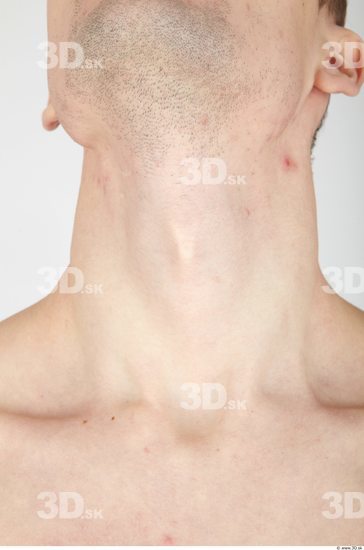 Neck Whole Body Man Nude Casual Slim Studio photo references