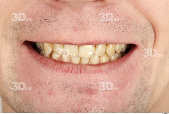 Whole Body Teeth Man Casual Slim Studio photo references