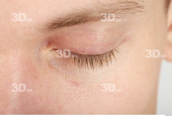 Eye Whole Body Man Casual Slim Studio photo references