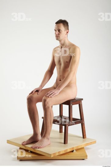 Whole Body Man Artistic poses White Nude Slim