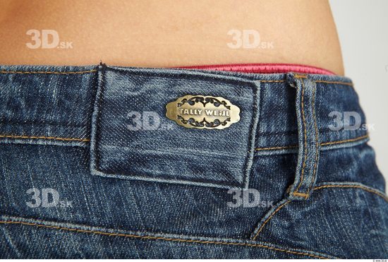 Whole Body Bottom Woman Casual Jeans Average Studio photo references