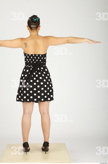 Whole Body Woman T poses Casual Formal Dress Average Studio photo references